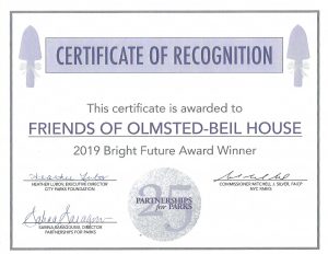 Bright Futures Award Certificate