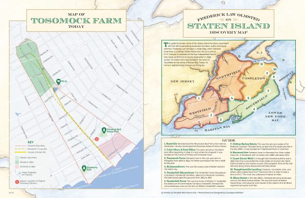 Olmsted on Staten Island Discovery Map
