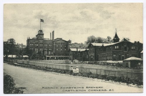 Monroe Eckstein’s Brewery, Castleton Corners, S.I., 1900s, New York Public Library