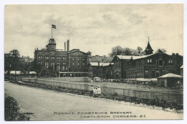 Monroe Eckstein’s Brewery, Castleton Corners, S.I., 1900s, New York Public Library